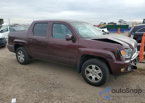 2012 Honda Ridgeline Rts z USA, uszkodzony, nr VIN 5FPYK1F41CB457250